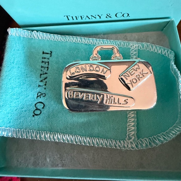 Tiffany & Co. Accessories - Tiffany & Co. Silver Suitcase Pill Box